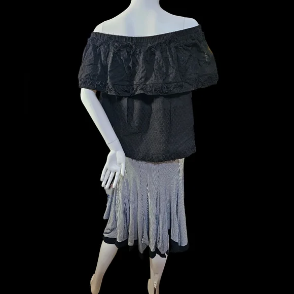 Shirt Passion Italia Handkerchief Skirt Size L NWT